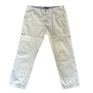 Tommy Hilfiger Tailored Fit Chino Pants Men’s 38x32 Beige Cream Casual